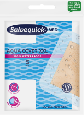 SALVEQUICK PLAASTER AQUA COVER XXL N5