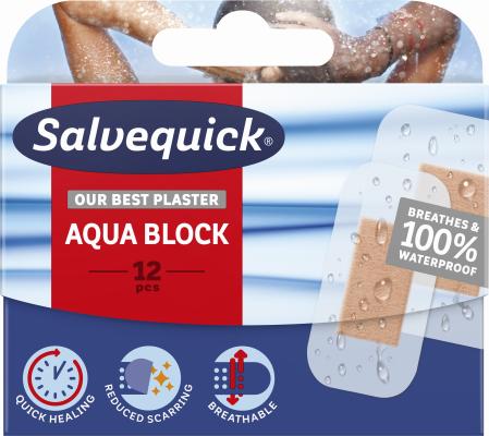 SALVEQUICK PLAASTER AQUA BLOCK N12