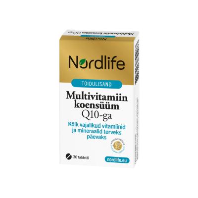 NORDLIFE MULTIVITAMIIN KOENSÜÜM Q10 TBL N30