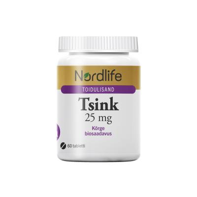 NORDLIFE TSINK TBL 25MG N60