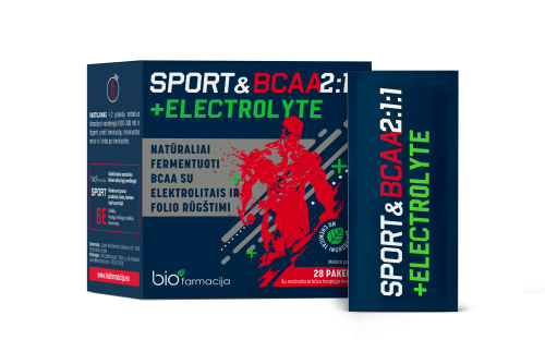 SPORT&BCAA 2:1:1+ELEKTROLÜÜDID PULBER N28