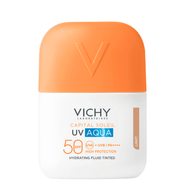 VICHY CS UV-AQUA PÄIKESEKAITSEVEDELIK TOONIV SPF50 50ML