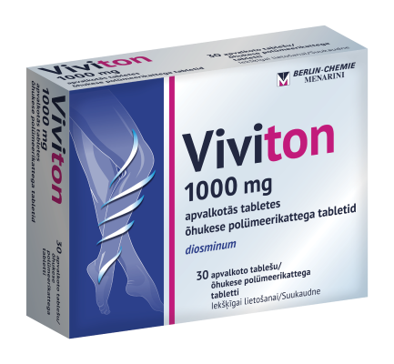 VIVITON ÕHUKESE POLÜMEERIKATTEGA TBL 1000MG N30