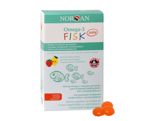 NORSAN OMEGA-3 FISK GEELKAPSLID N120