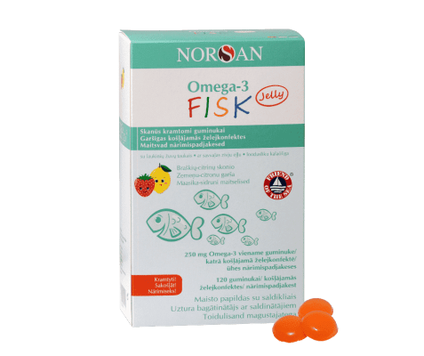 NORSAN OMEGA-3 FISK GEELKAPSLID N120