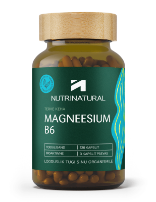 NUTRINATURAL MAGNEESIUM B6 KAPSLID N120