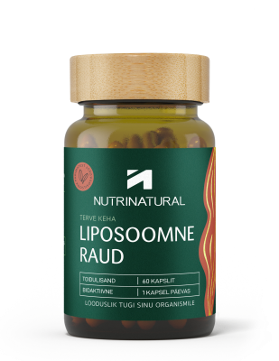 NUTRINATURAL LIPOSOOMNE RAUD KAPSLID N60