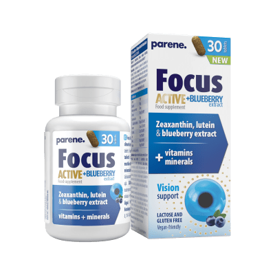 PARENE FOCUS ACTIVE+ VITAMIINID SILMADELE TBL N30