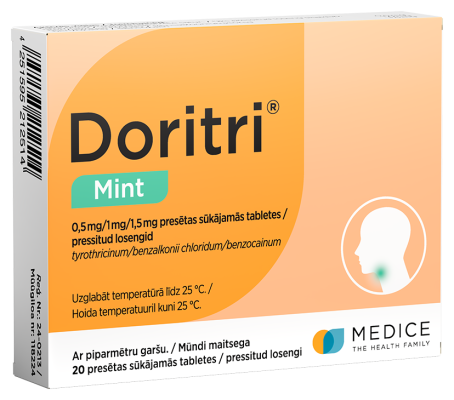 DORITRI MINT PRESSITUD LOSENG 1MG+1.5MG+0.5MG N20