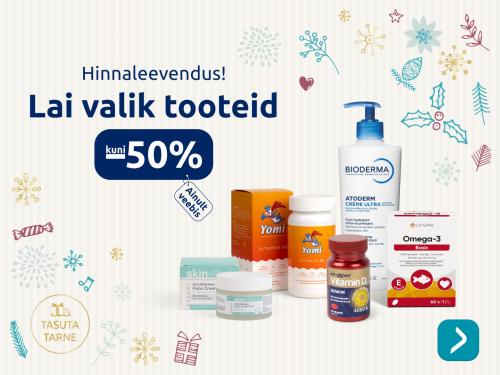 Hinnaleevendus! Lai valik tooteid kuni  50%