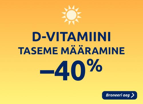 D-vitamiini taseme mõõtmine