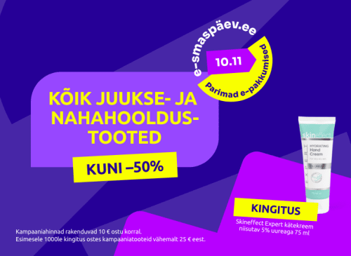 Naha- ja juuksehooldustooted kuni -50%