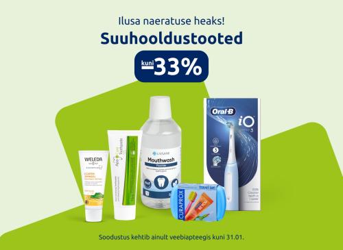 Suuhooldus kuni –33%
