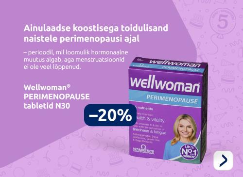 Wellwoman perimenopause -20%