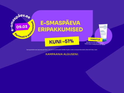 E smaspäev ticker alguseni