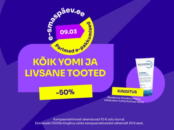 Kõik YOMI ja Livsane tooted -50%