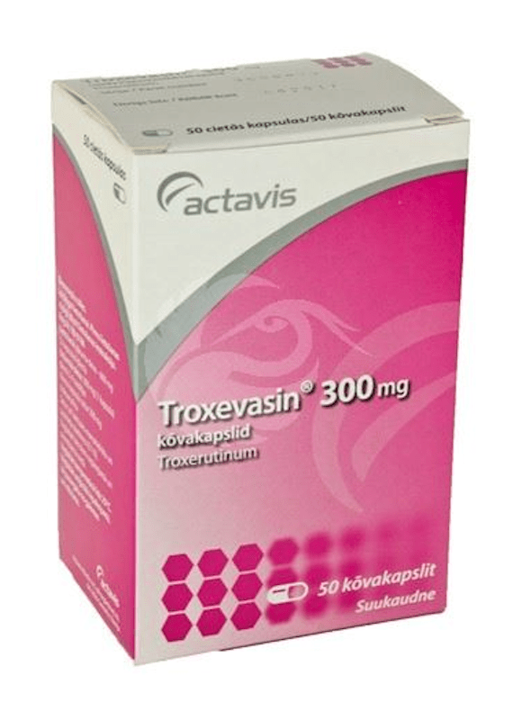 TROXEVASIN KÕVAKAPSEL 300MG N50