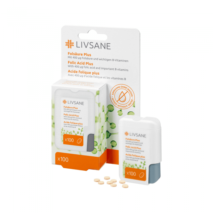 LIVSANE FOOLHAPE PLUS TBL 400MCG DOSAATORIGA N100