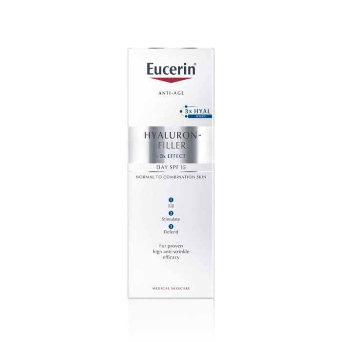EUCERIN HYALURON-FILLER PÄEVAKREEM KOMBINEERITUD NAHALE 50ML