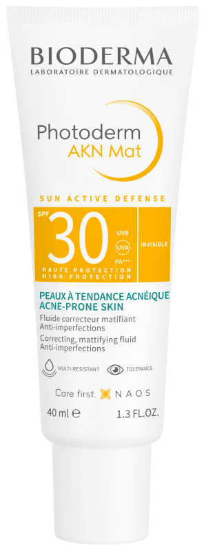 BIODERMA PHOTODERM AKN MAT PÄIKESEKAITSEKREEM SPF30 40ML