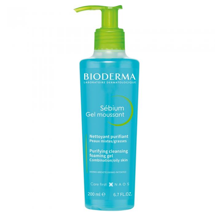 BIODERMA SEBIUM NÄOPUHASTUSE VAHTGEEL PUMBAGA 200ML