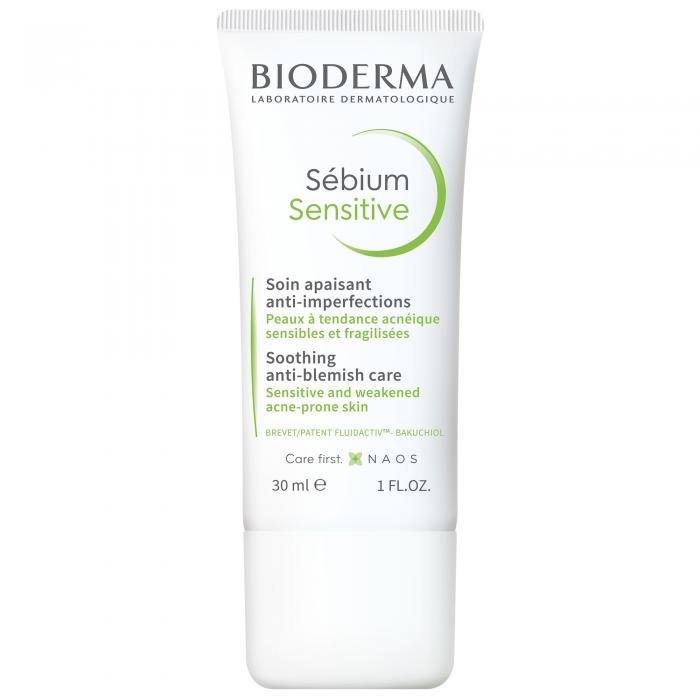 BIODERMA SEBIUM SENSITIVE NÄOREEM AKNELISELE NAHALE 30ML