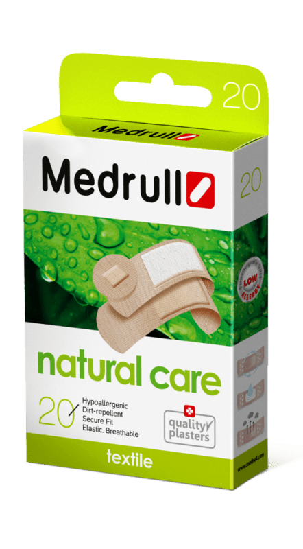 MEDRULL NATURAL CARE PLAASTER 3 SUURUST TEKSTIIL N20