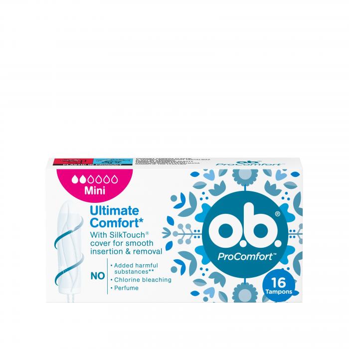O.B. PROCOMFORT HÜGIEENILISED TAMPOONID MINI N16