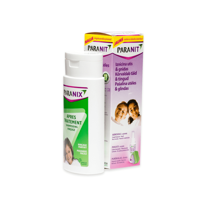 PARANIT SPREI 100ML + PARANIX SHAMPOON HOOLDUSJÄRGNE 100ML