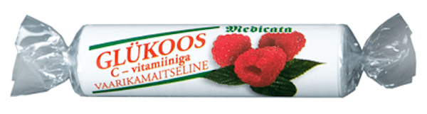 GLÜKOOS+VITAMIIN C TROPSID 30MG VAARIKAS N10