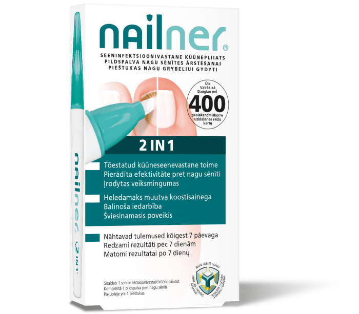 NAILNER 2IN1 KÜÜNEPLIIATS SEENHAIGUSTE RAVIKS 4ML