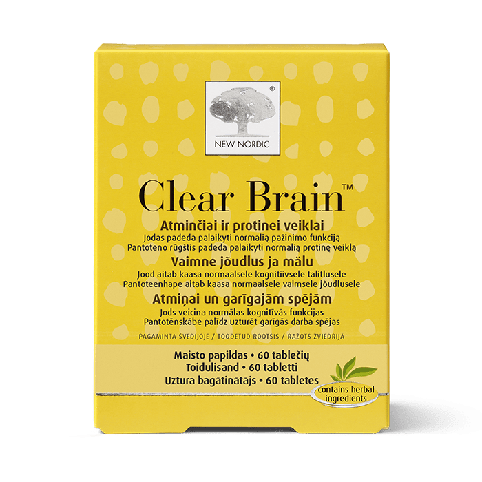 CLEAR BRAIN TBL N60