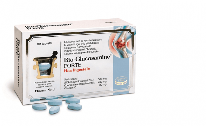 BIO-GLUCOSAMINE FORTE TBL 500+400MG N80