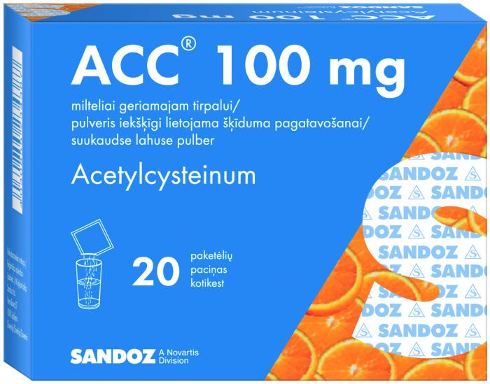 ACC 100 MG SUUKAUDNE LAHUSE PULBER 100MG 1ANNUST N20