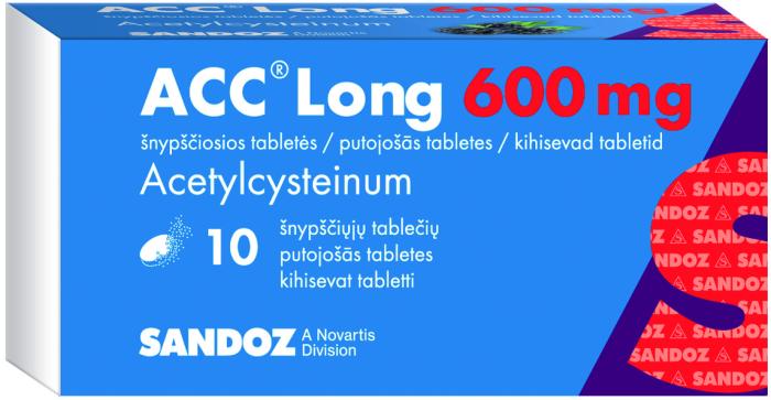 ACC LONG KIHISEV TBL. 600MG N10