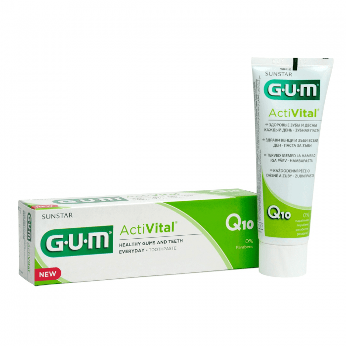 GUM HAMBAPASTA ACTIVITAL Q10 KAARIESE VASTU 75ML