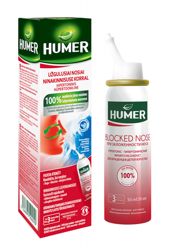 HUMER NINASPREI 2,3% HÜPERTOONILINE 50ML