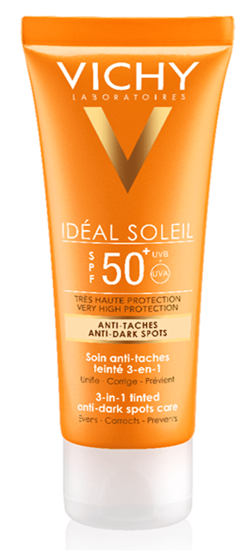 VICHY CS PÄIKESEKAITSEKREEM SPF50 NÄOLE TOONIV 50ML