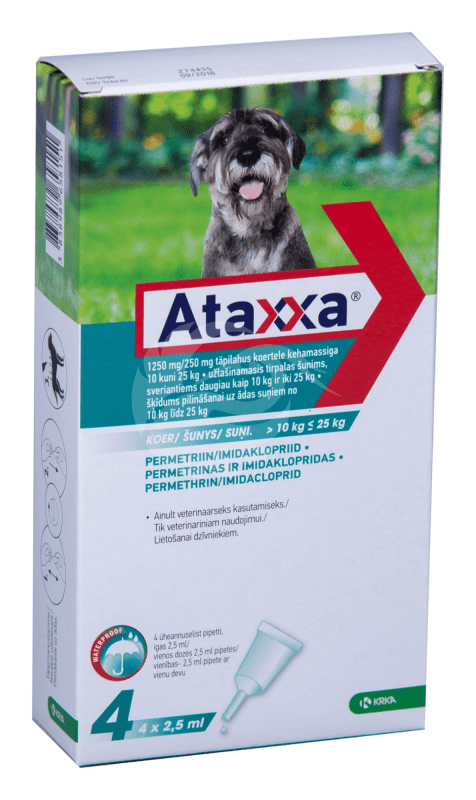 ATAXXA TÄPILAHUS 1250MG+250MG 2.5ML 2.5ML N4