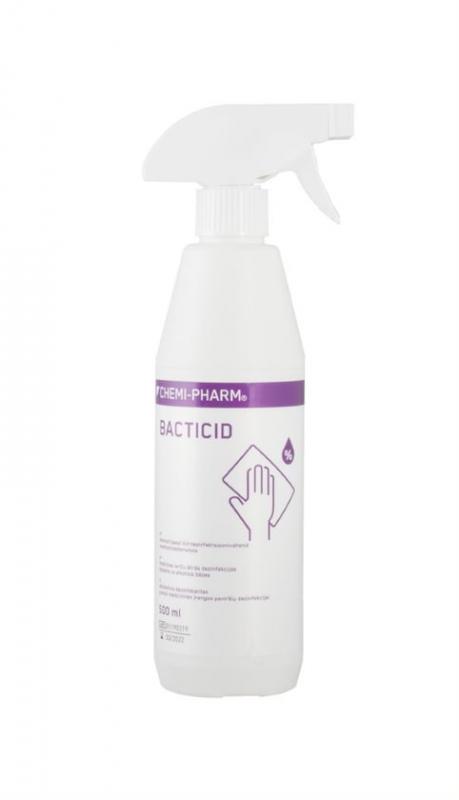 BACTICID DESINFITSEERIMISVAHEND MEDITSIINISEADMETELE PIHUSTUSPUDEL 500ML