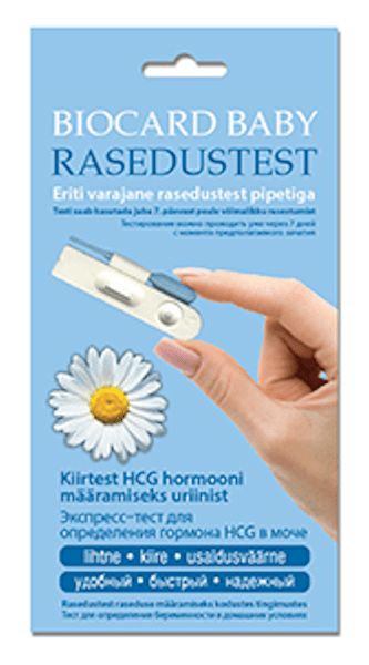 BIOCARD BABY NEW RASEDUSTEST ERITI VARAJANE N1