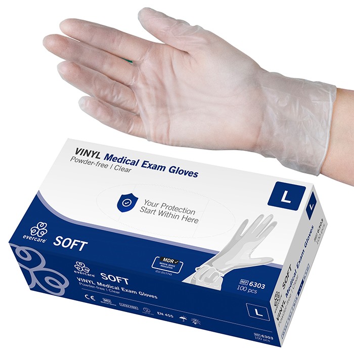 EVERCARE SOFT VINÜÜLKINDAD L PUUDRIVABAD N100