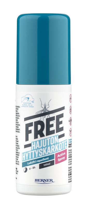 FREE ACTIVE PUTUKATÕRJEVAHEND SPREI 100ML
