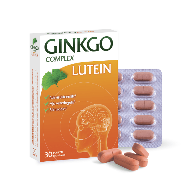 GINKGO COMPLEX LUTEIN TBL N30