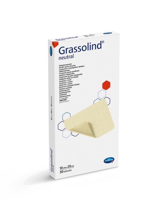 GRASSOLIND NEUTRAL SALVSIDE 10X20CM STERIILNE N30
