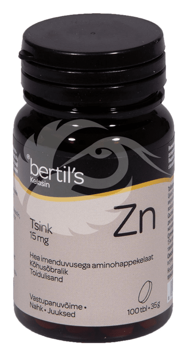 BERTILS KELASIN ZN TBL 15MG N100