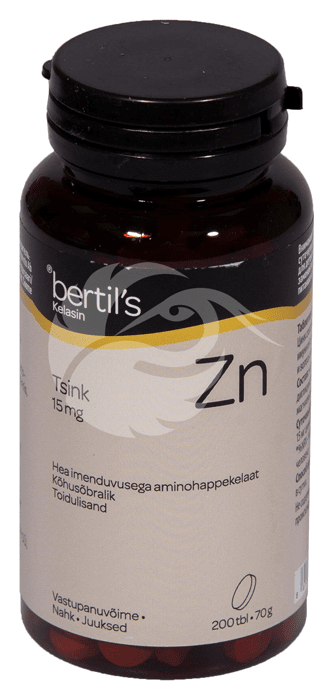BERTILS KELASIN ZN TBL 15MG N200