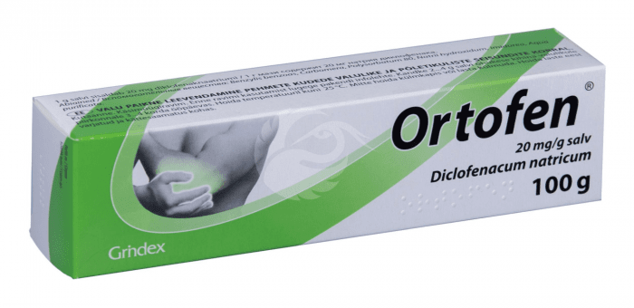 ORTOFEN SALV 20MG 1G 100G N1