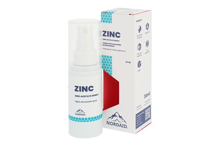 NORDAID ZINC SUUKAUDNE SPREI 30ML