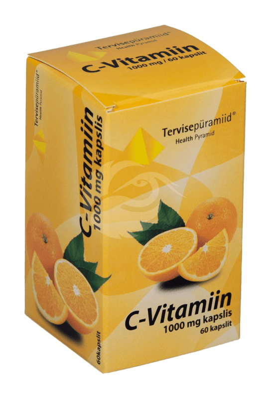 TERVISEPÜRAMIID VITAMIIN C KAPSLID 1000MG N60